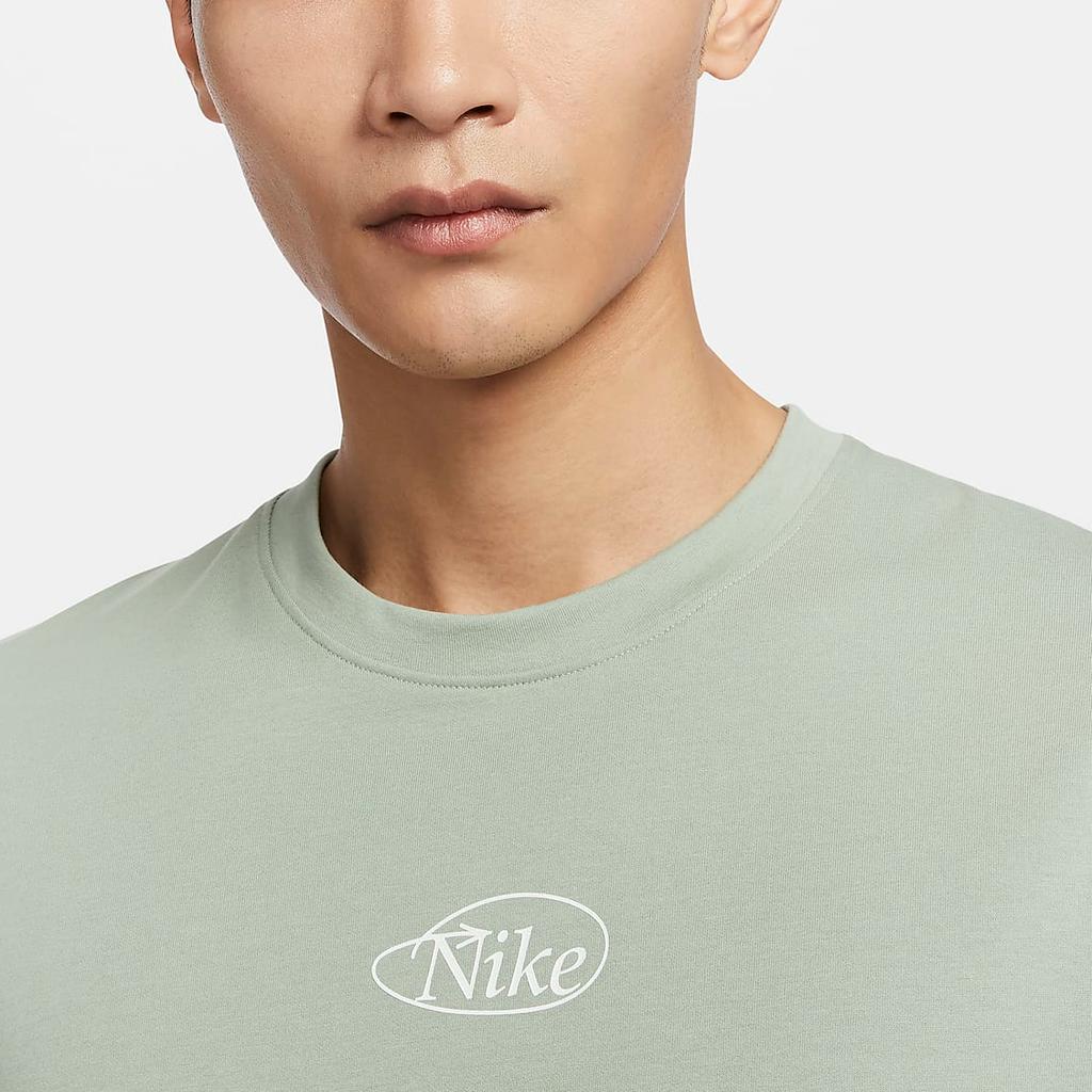 Nike Primary Dri-Fit Schnelltrocknendes Rundhals Langarm T-Shirt Herren Tops Hellgrün HQ4736370