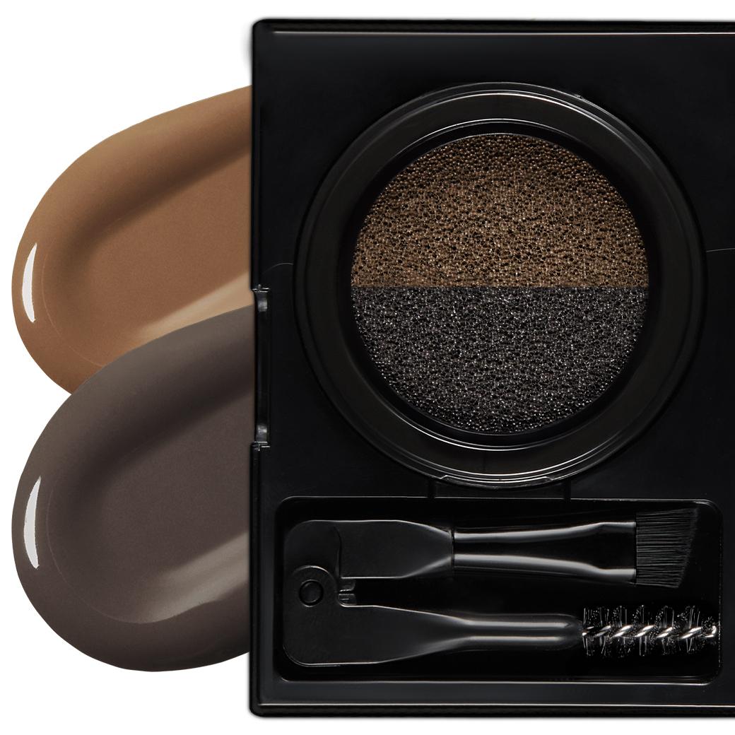 

Merythod Liltattoo Cushion для бровей (+ Шаблон для бровей) Two-tone brown plan (+eyebrow guide included)