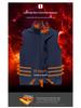 Herren Plus Size Wendeweste mit Stehkragen aus Fleece