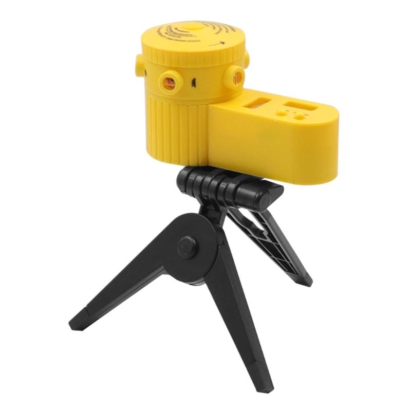 

Portable Level withTripod 4 in 1 Level Cross Line/Horizontal/Vertical/Dot Line Measuring Tool Wave-Length 630nm to680nm 1 чёрный