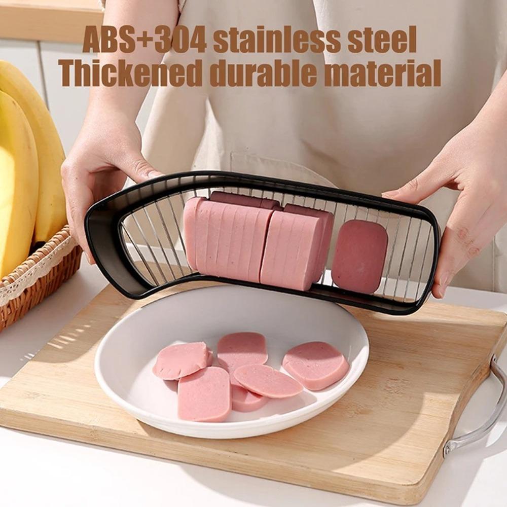 Safe Banana Cutter Slicer Labor-saving Ham Sausage Cutter Banana Slicer  Cheese  Gadgets