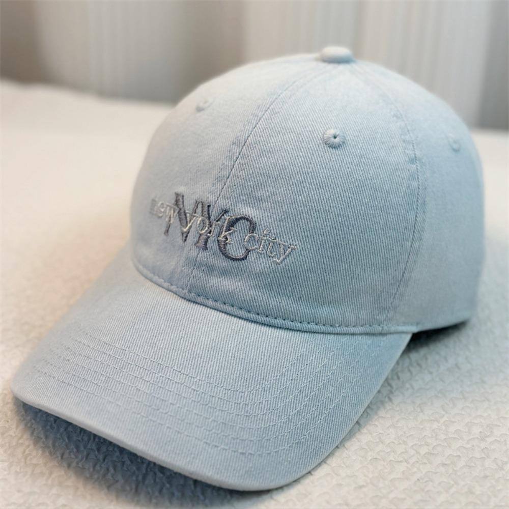 

Вышитая бейсболка Дышащая спортивная шляпа для улицы Милая дорожная шляпа от солнца A