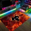 Wolverhampton Wanderers Football Design Velours Cristal Tapis Douillet Non ?Tapis imprimé antidérapant pour chambre, salon, entrée