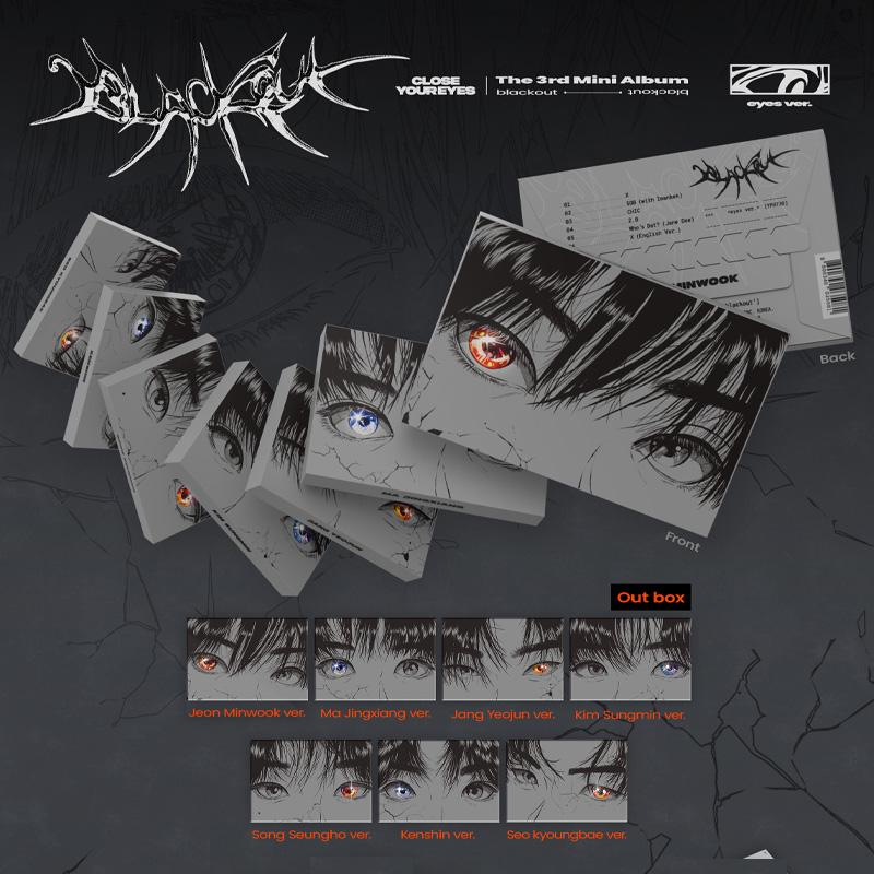 CLOSE YOUR EYES The 3rd Mini Album Blackout (eyes Ver.)