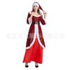 Christmas Clothing Adult Men's and Women's Santa Claus Christmas Dress Christmas Couple Stage Costume