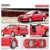 1:36 Subaru Impreza WRX STI Alloy Racing Car Model Diecasts Simulation Metal Toy Car Model Pull Back