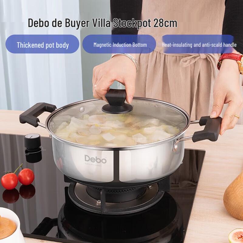 Debo Vella 28cm Stainless Steel Cookware Set