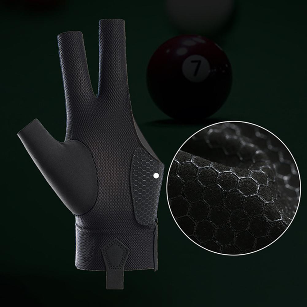 1 ks Kulečníkové rukavice Kulečníková tříprstá rukavice Snooker Kulečník Protiskluzové Kulečníkové tréninkové rukavice Snooker Sportovní příslušenství