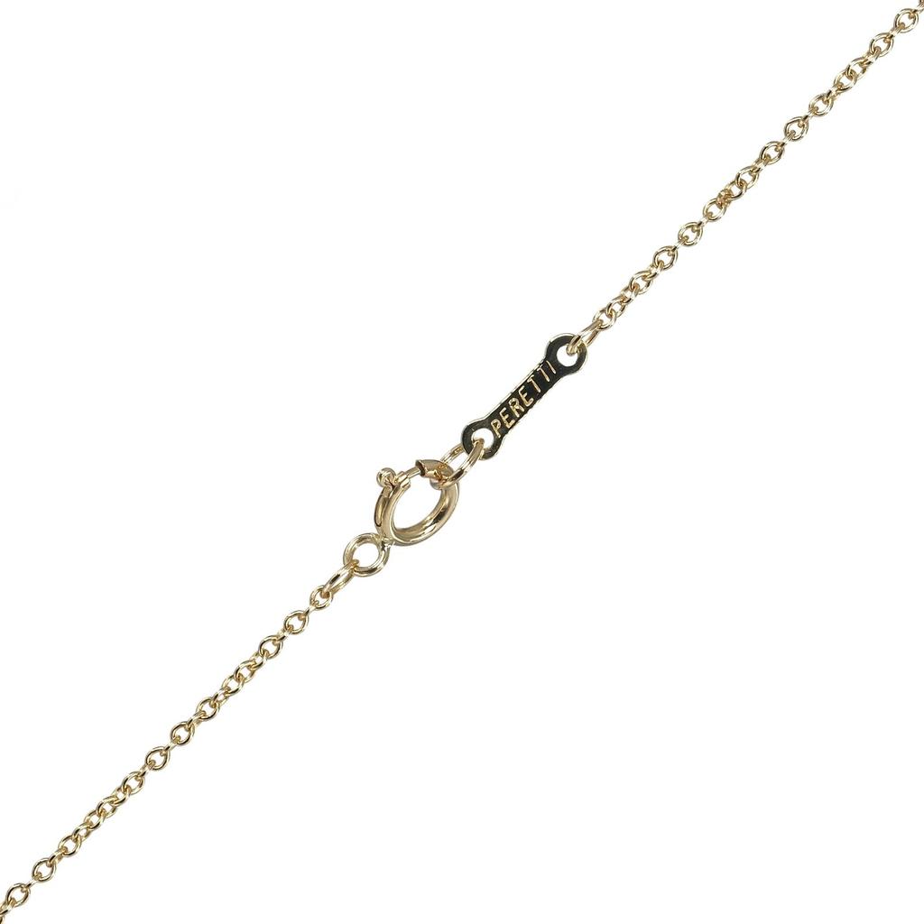 TIFFANY&Co. Bean Necklace K18 yellow gold 7.85g Women Used