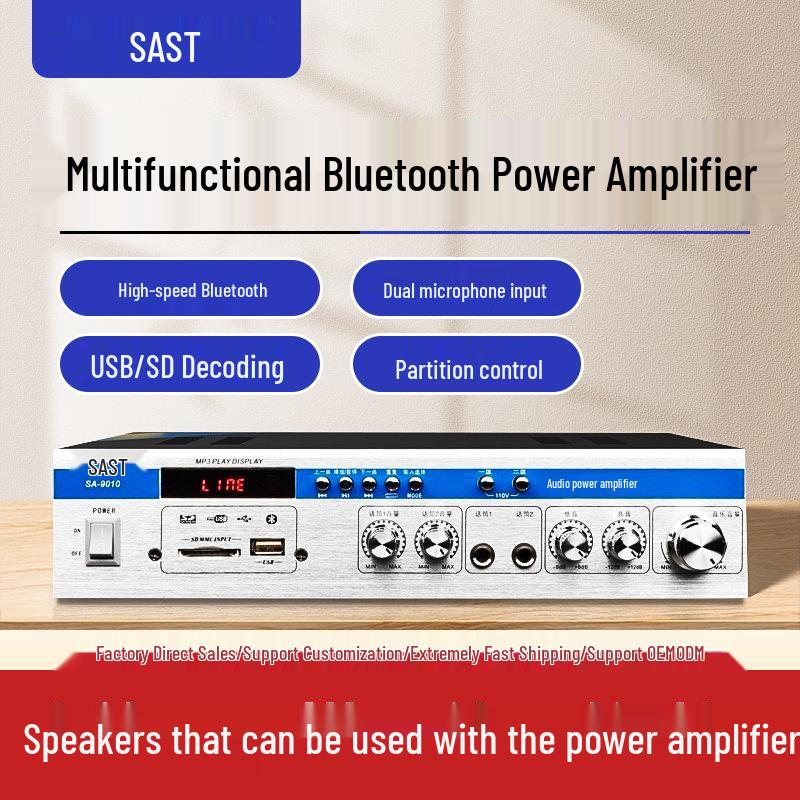 Xianke SA9010 Bluetooth Ceiling Speaker Amplifier for Home & Commercial Background Music Systems