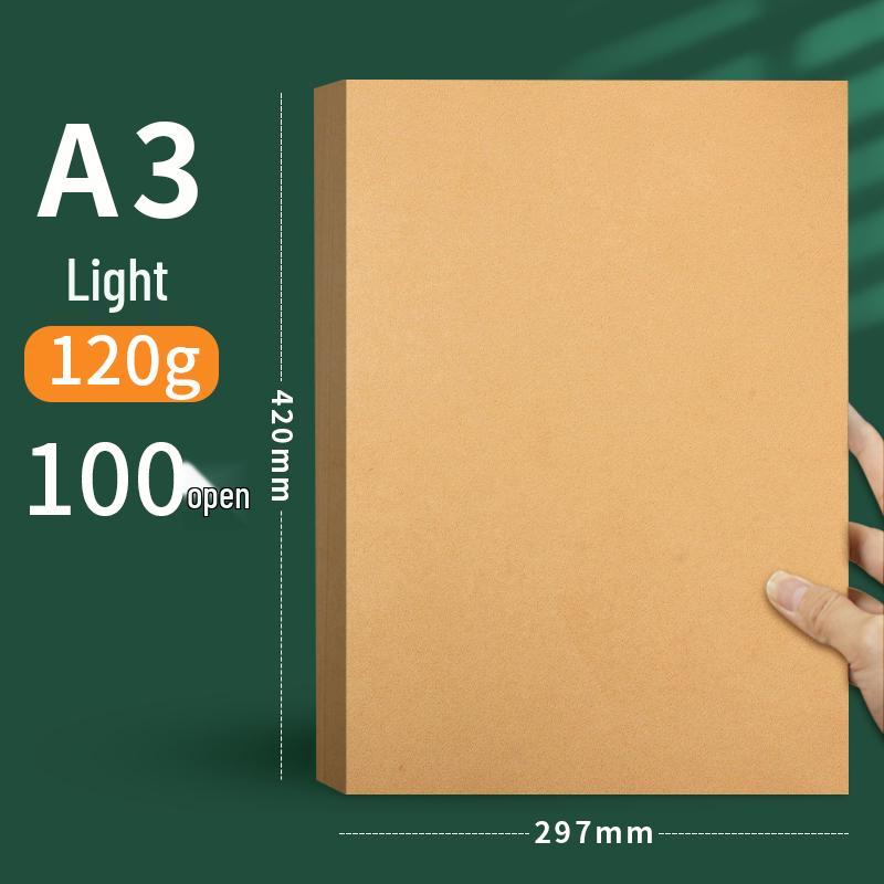 A3/A4/4K/8K/16K Kraft & Cardstock Paper: Ideal for Drawing, Sketching, Painting, Handicrafts & Printing