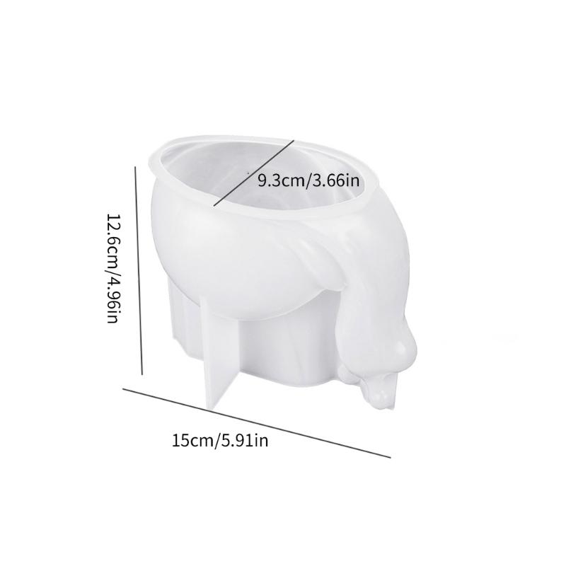 3D Schnecken Silikonform Tier Kerzenform DIY Aromatherapie Kerzenherstellungswerkzeug Harz Gipsform Schreibtisch Heimdekorationen