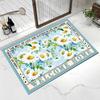 Bathroom Absorbent Floor Mat Soft Diatom Mud Toilet Door Small Carpet Door Mat Quick Drying Entry Floor Mat