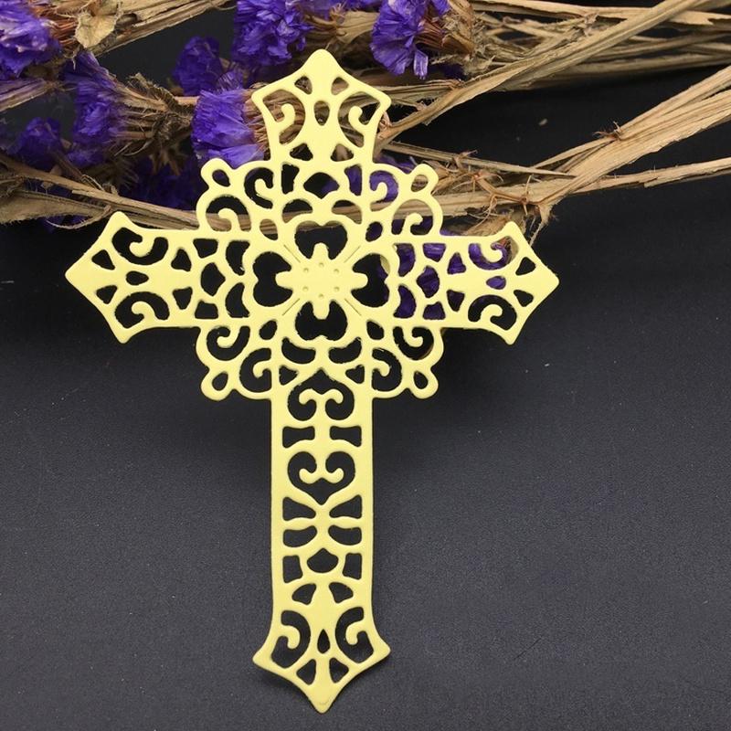 The Art of Hollowed Out Crosses Metal Cutting Dies for Scrapbooking Embossing Stencils Card Making Craft Decor