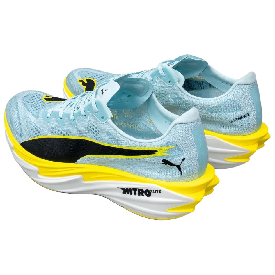 Puma Deviate Nitro 4 Elite Comfortable Fitting Running Shoes Women sneaker Blue 312128-03