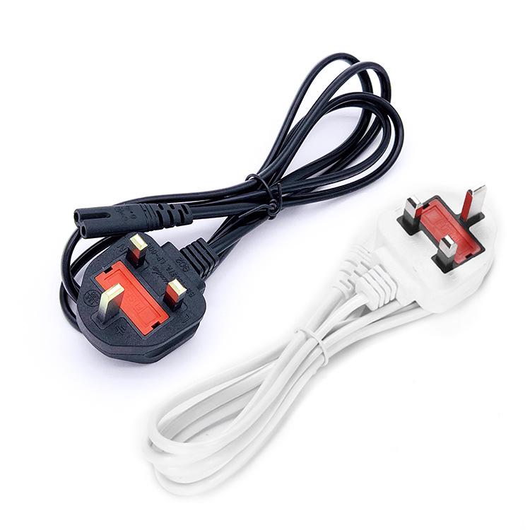 8-Shaped Power Cord with American, Japanese, Korean, National Standard Flat Plugs, British, Small European Round Plugs, AC Adapter