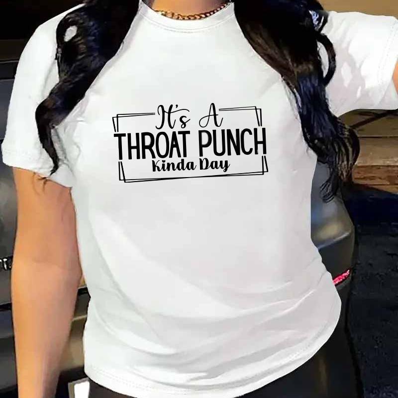 

Basic Short Sleeve T-Shirt, Solid Color & Soft XXL белый