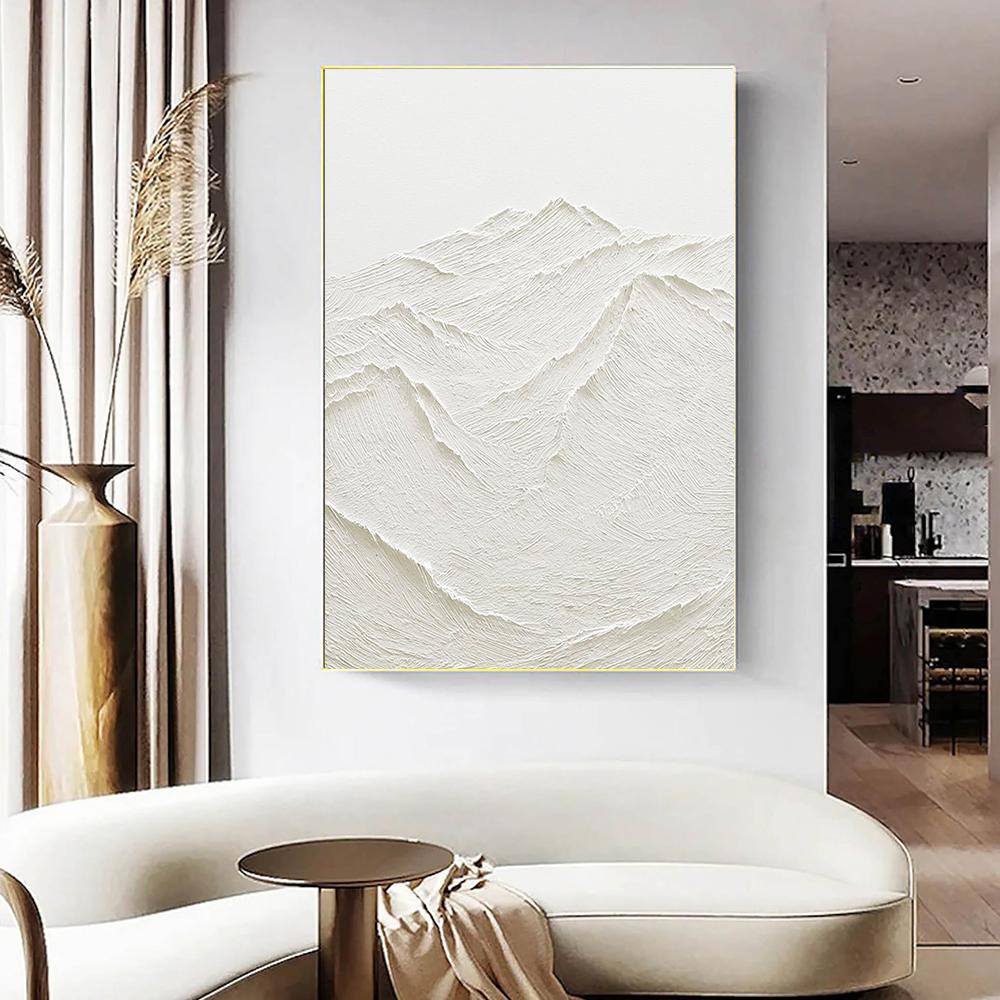 Black and White Texture Abstract Oil Painting Minimalist Wall Art Picture Print Canvas Poster for Living Room Home Decor Cuadros