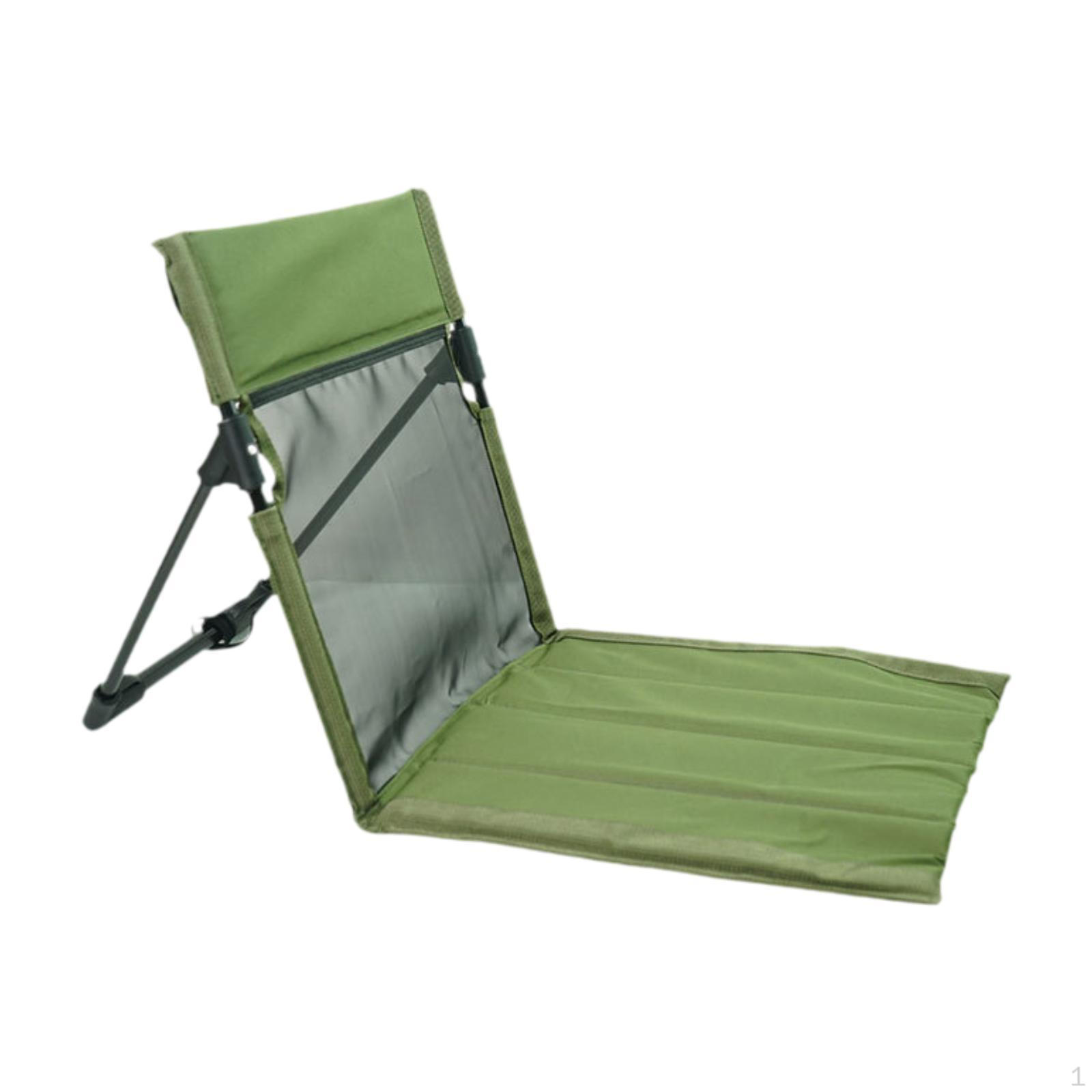 

Beach Seat Floor Chair with Carry Bag for Fishing And Concerts зелений