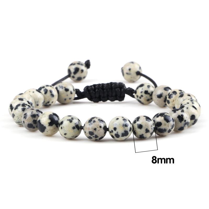 Creative Gold Green & Blue Sandstone Bead Bracelet