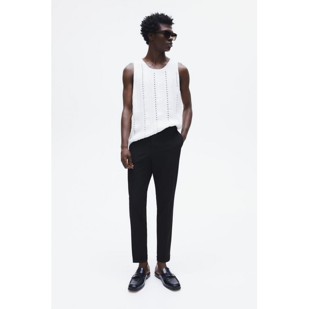 

Брюки HM slim fit Tailored черного цвета