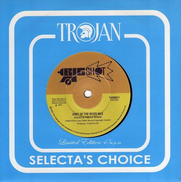 

7inch Record AUGUSTUS PABLO HERMAN CHINLOY East Of The River Nile River Nile TJGSE011 Trojan Records 2003 UK Reggae Ska Dub Used