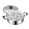 Steamer Egg Poacher Stainless Steel Steamer Poached Egg Maker Pot Egg Poaching  Pan Cooker Pot Kitchen Cooking Pot Tools