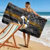 Nashville Predators Logo Aufdruck Strandtuch, Großes Weiches Schnelltrocknendes Handtuch für Strand Camping Schwimmen