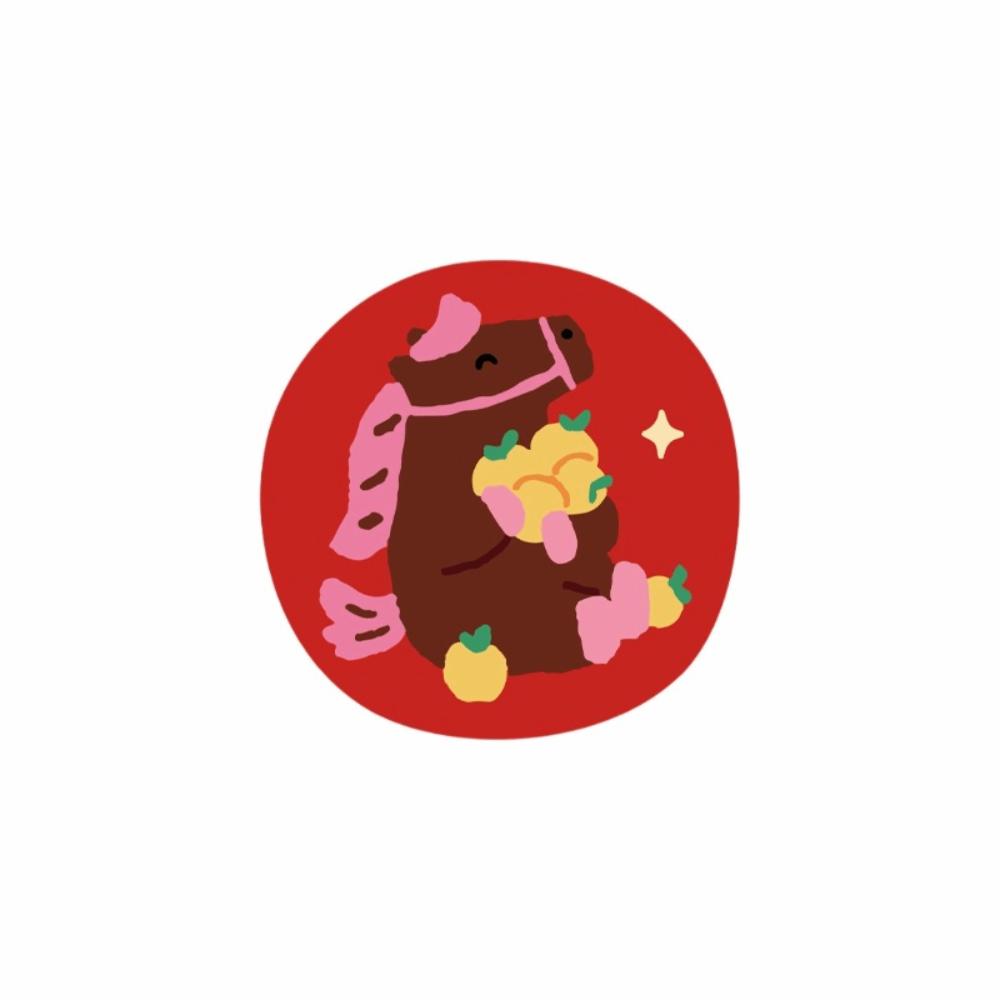 

Kitchen Mat Cartoon Pony Placemat Water Absorbent Anti-scalding Cup Mat Multipurpose Blessing Table Mat Dining Table other