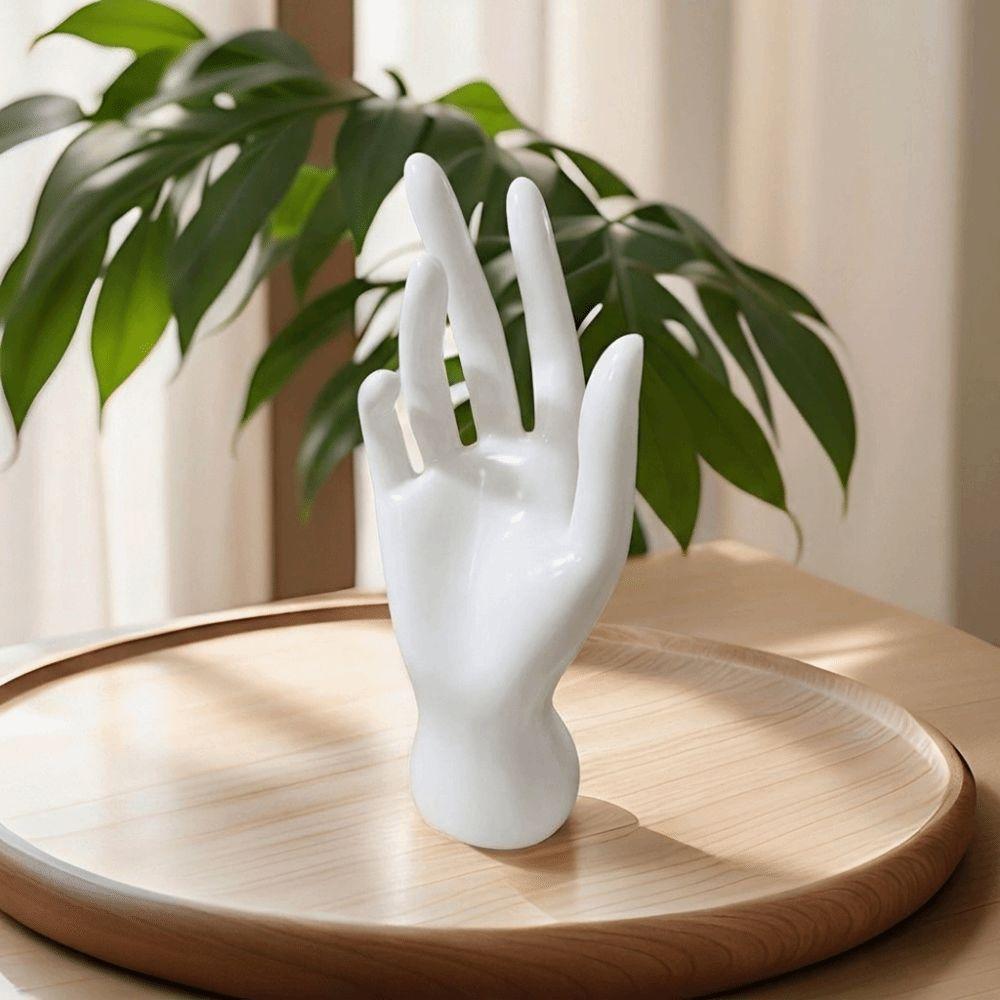 Elegant Mannequin Hand Model Realistic Ring Organizer  Jewelry Photography
