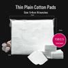Large Pack Thin Cotton Makeup Remover Pads for Salons - 6x7cm Microblading Pads