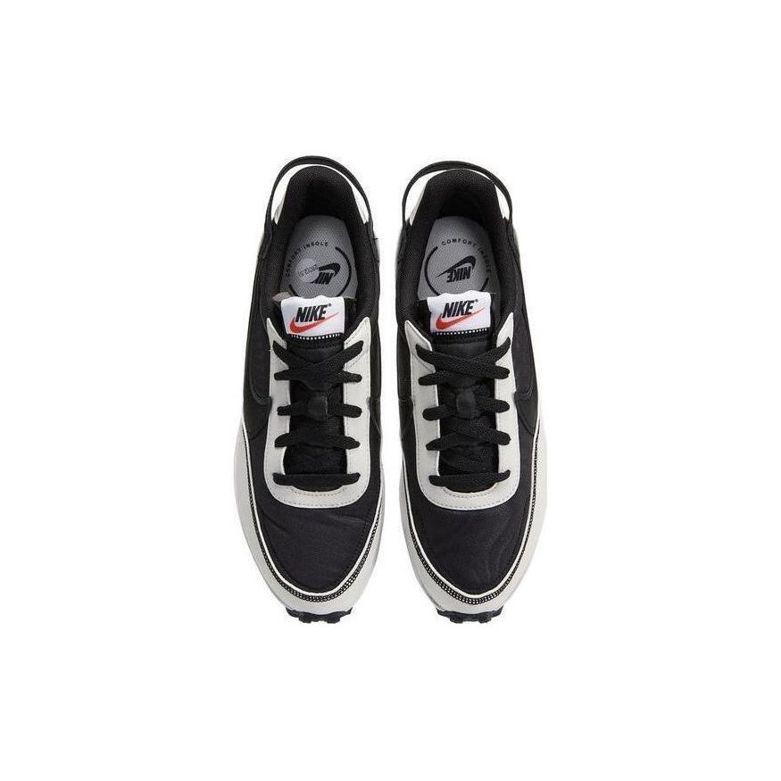Nike Waffle Debut SE Sports Round Toe Shock Absorbing Non-Slip Low-Top Casual Shoes Men Sneaker Black White FB7217-001