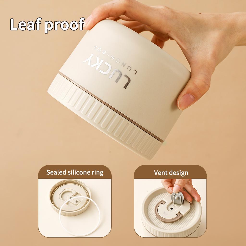  Microwave Thermal Lunch Box 304 Stainless Steel Insulated Food Jar Picnic Portable Fruit Salad Bento For Kids Students