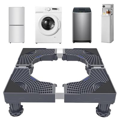 Wäschepodest Verstellbarer Waschmaschinen- und Trocknerständer Multifunktionale Universelle Basis für Trockner Kühlschrank Waschmaschine