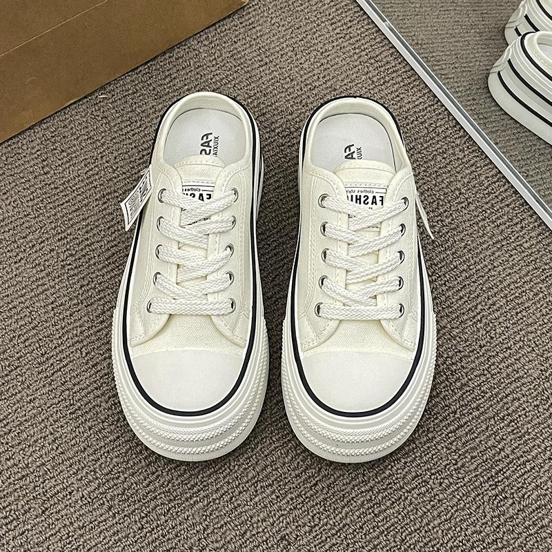 

Летние новые толстые тапочки модные повседневные женские сандалии парусиновая подошва увеличивающая рост обувь женские домашние женские низкие кроссовки 35