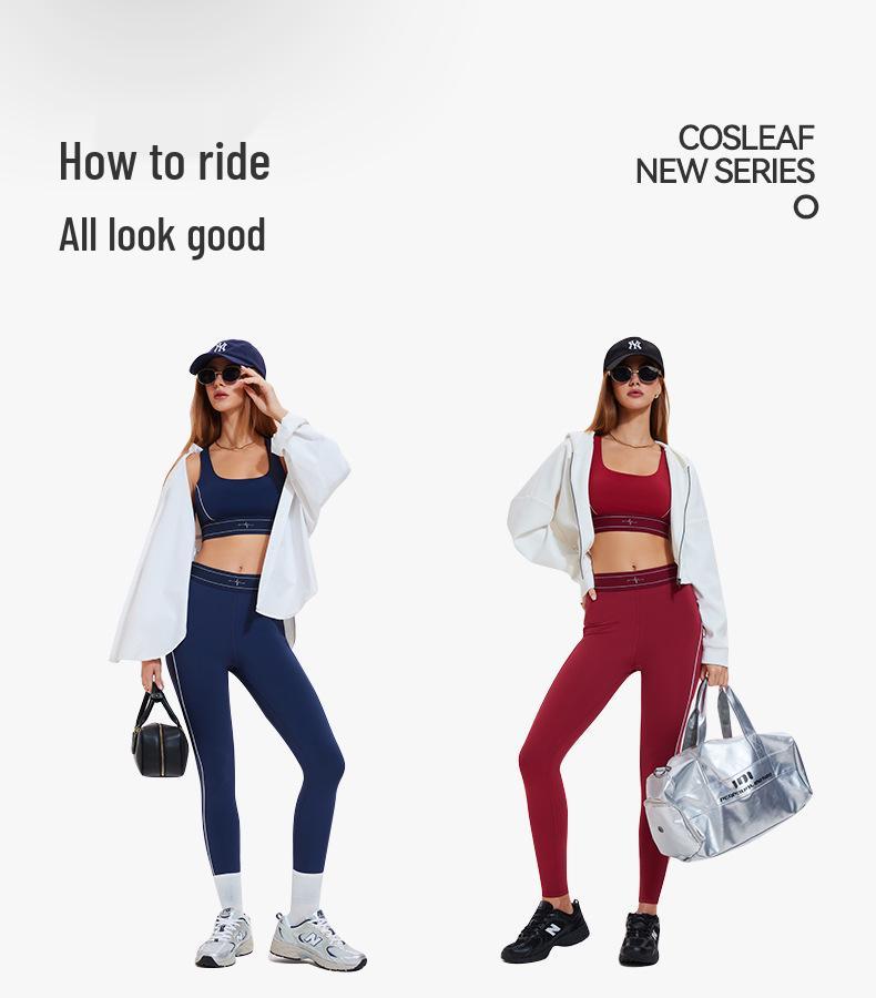 Women's High-Waisted Butt-Lifting Yoga Pants & Shockproof Sports Bra Set