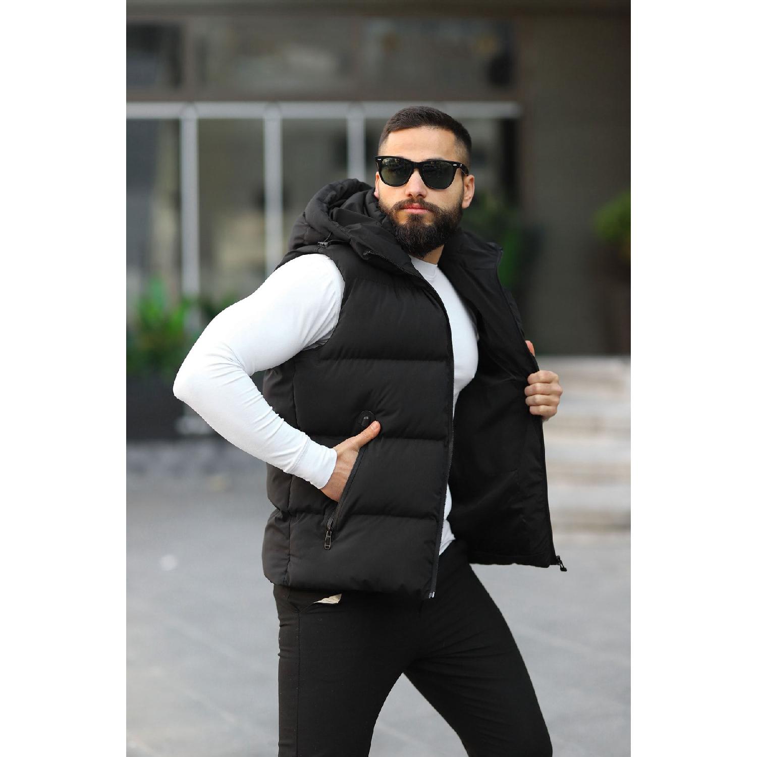 

New Season Hooded Waterproof Inflatable Vest S