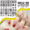 Lace Stamper Nails Art Stamp Stamping Template Flowers Image Printer Plate