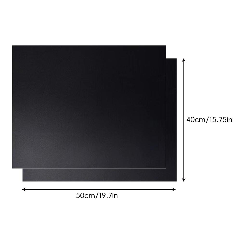 

Антипригарный тефлоновый коврик для гриля барбекю, термостойкий, сверхпрочный, многоразовый, для гриля/духовки/выпечки, аксессуары для гриля 2pcs-40*50*0.2mm