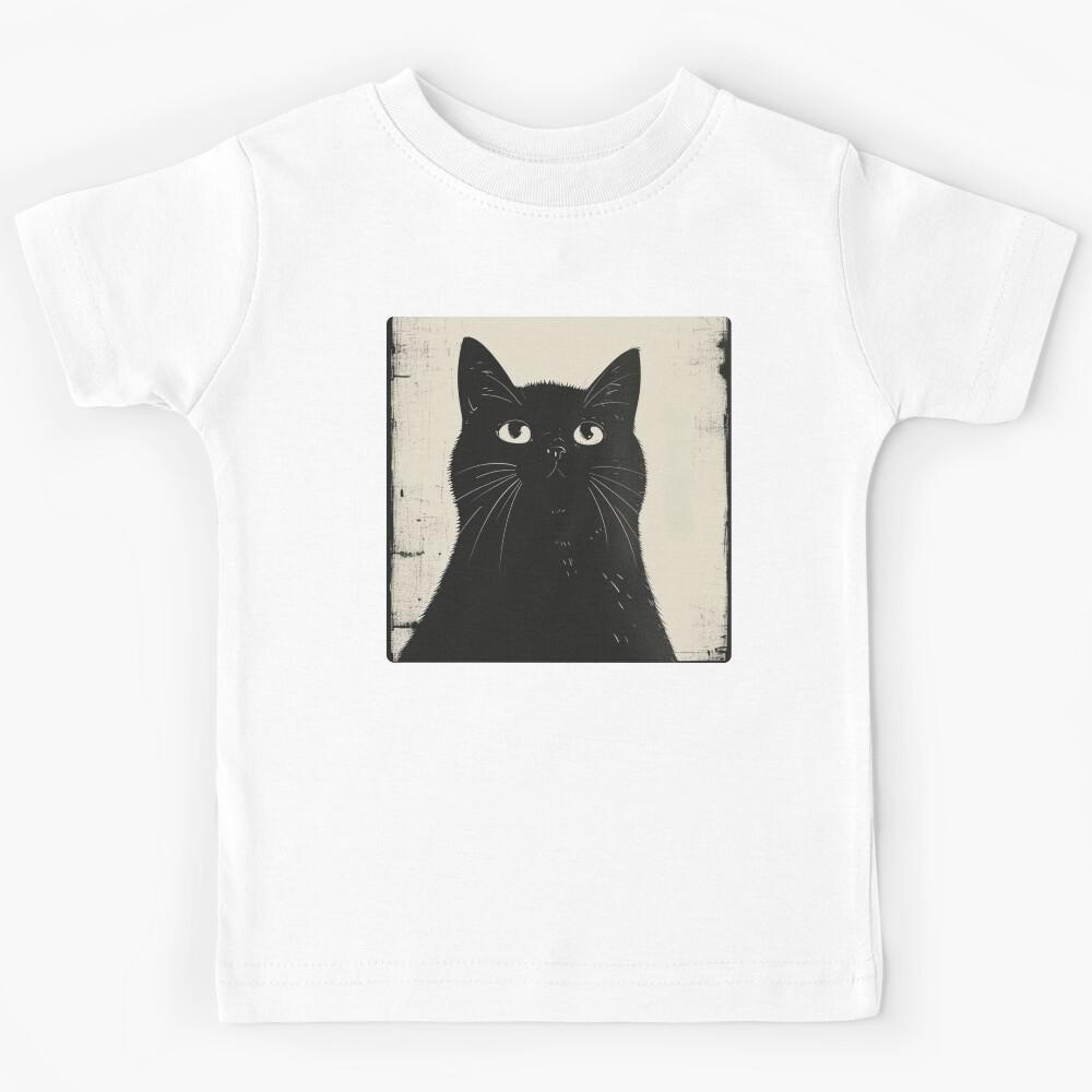 Black kitty cat Kids T-Shirt 140