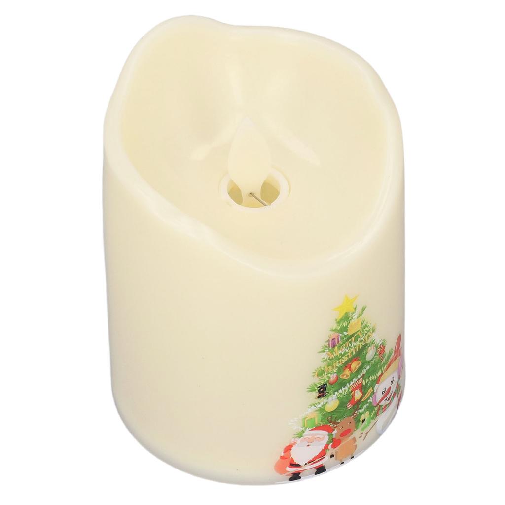 LED Candle Light Battery Powered Flameless Simulation Christmas Decoration Lamp BZ2863‑W‑2