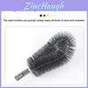 Thread Interface Gutter Cleaner Brush Head Rain Gutter Guard Roof Debris Cleaning Replacement Tool