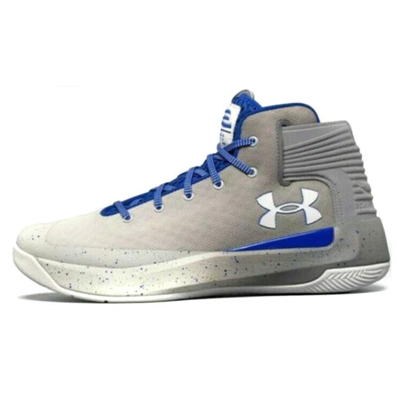 Under Armour Curry 3ZER0 White Team Royal Sneakers 1298308-102 46