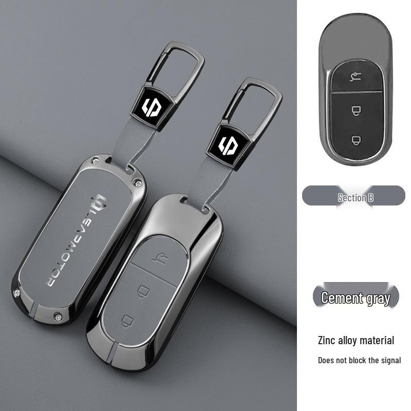 2023 Leapmotor T03 Key Case: Anti-Lost Shell with Car-Use Bag & Lock Buckle