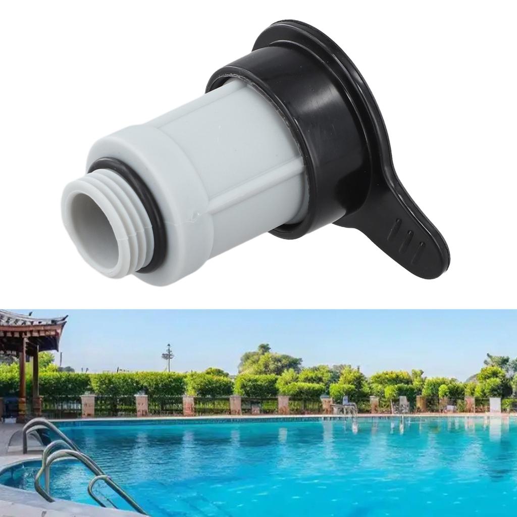 2 Stück Luftstrahlventil und Abdeckung für Intex Pool Einlass Poolventil Abdeckung Pool Einlass Kompatible Ersatzteile