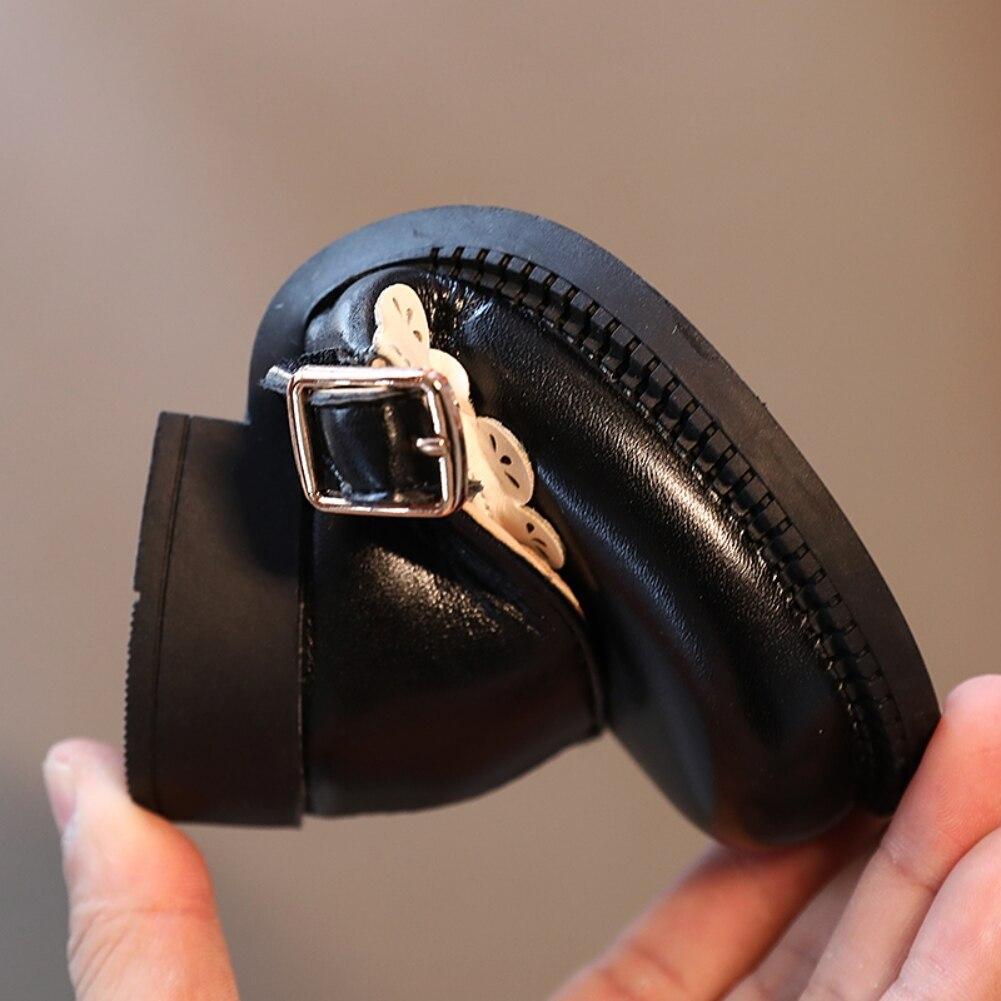 Dívčí Kožené Boty Pro Děti Svatební Společenské šaty Princezna Školní Boty Móda Big Kid Flat Dance Shoe Černá Ležérní Tenisky
