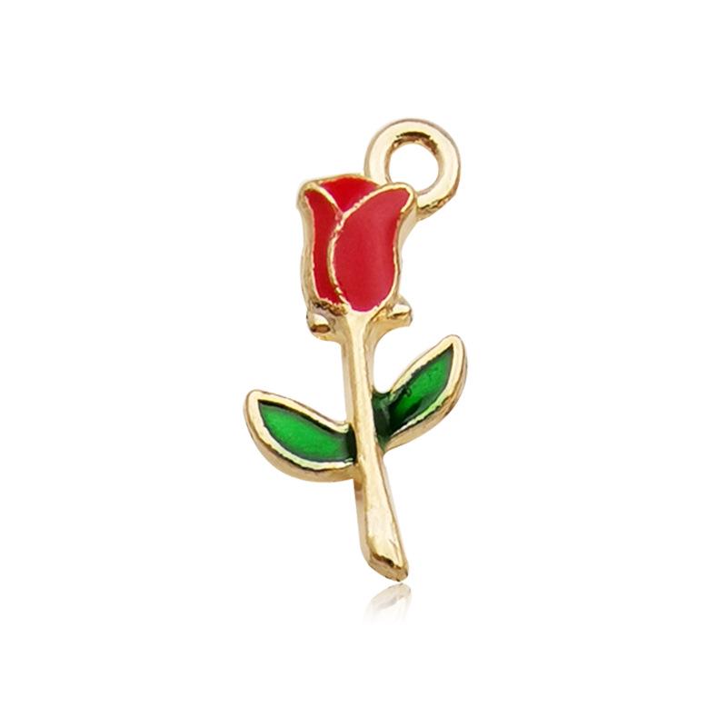 Summer Charm Drip Oil Earrings & Necklace Set - Cute Student Style Dangle Pendant Accessories