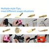 Prusa i3 MK3S+3D Printer Part Tool Kit Model Cleaning Scarper Modify Finishing: 8pcs Soldering Iron Tips + 1PC Connector Solder