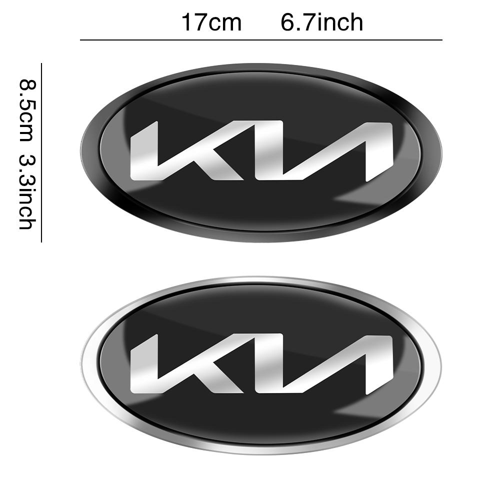 SWIR7 Car Styling Front Hood Emblem Rear Trunk Badge Sticker Modified Parts For KIA KN Pegas Sorento Soul Cerato Sportage Optima Niro