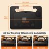 NEW-Car Steering Wheel Foldable Adjustable Tray Board Table Portable Car Laptop Computer Desk Mount Stand For Work Eat Read